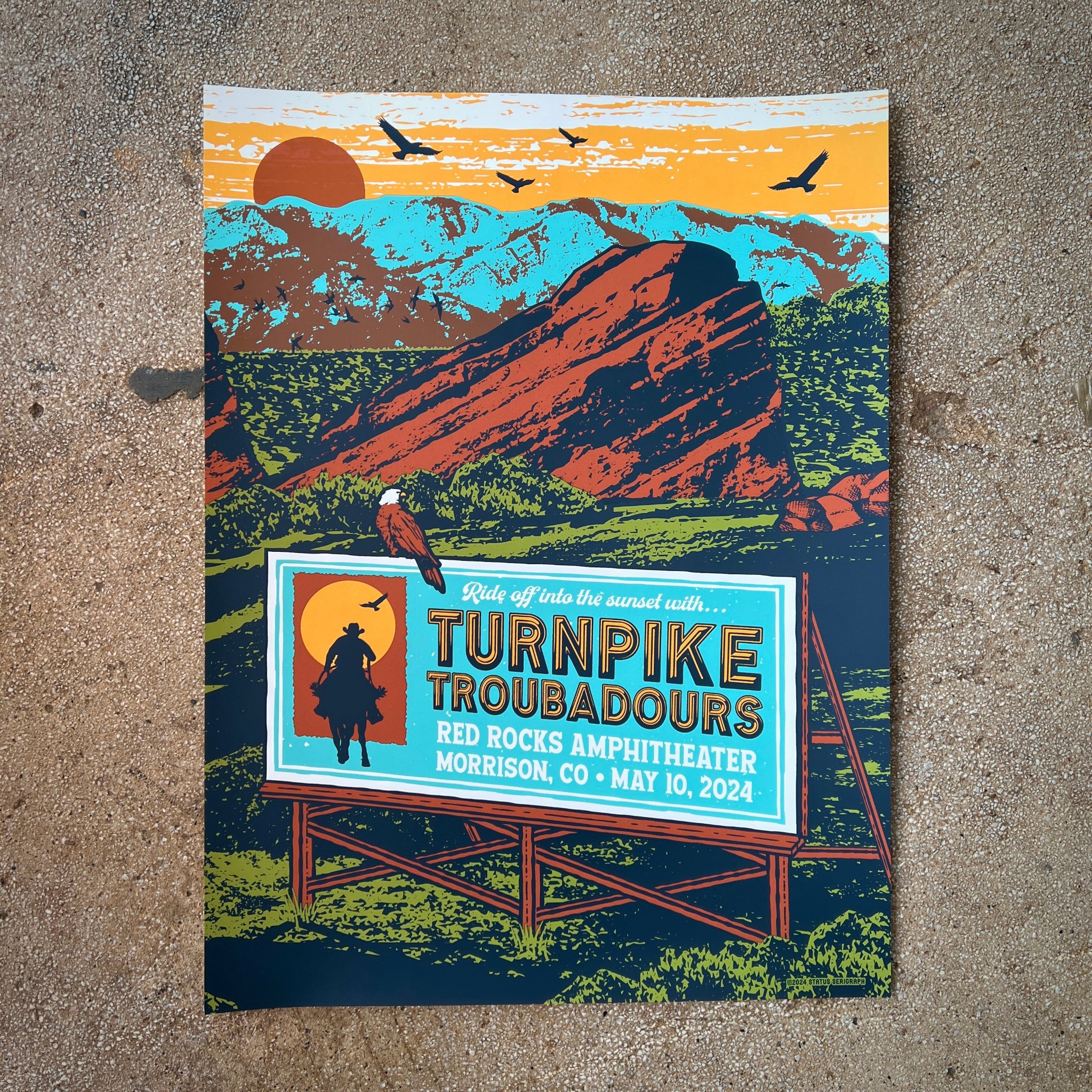 Turnpike Troubadours poster by Status Serigraph
