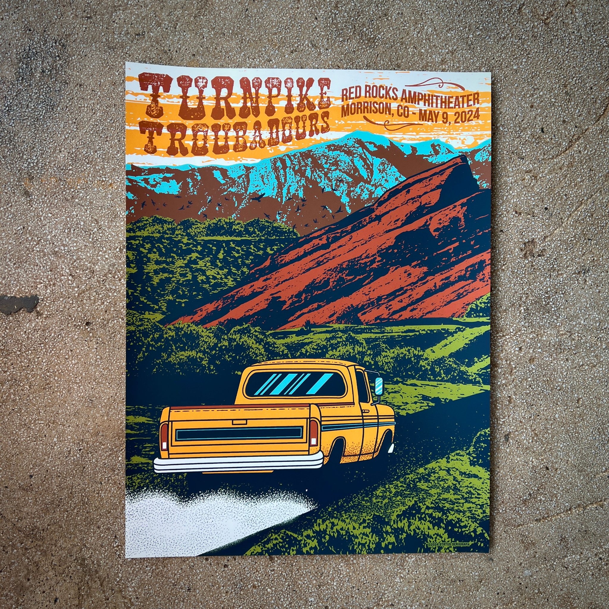 Turnpike Troubadours poster by Status Serigraph