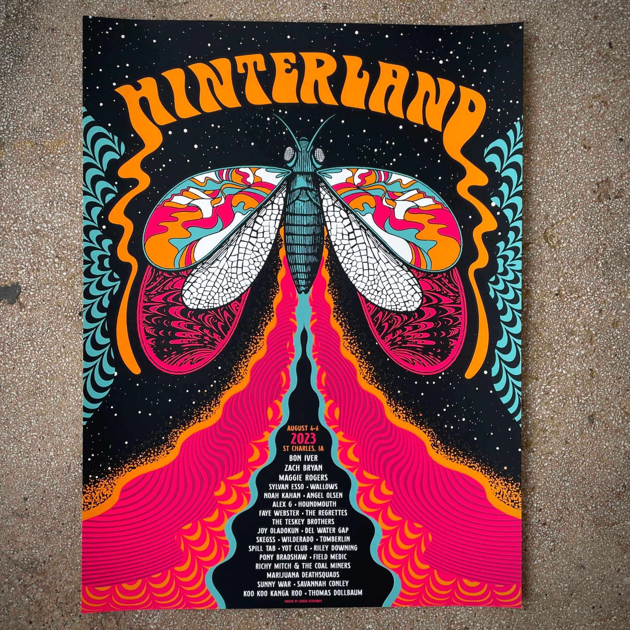 Hinterland poster by Status Serigraph