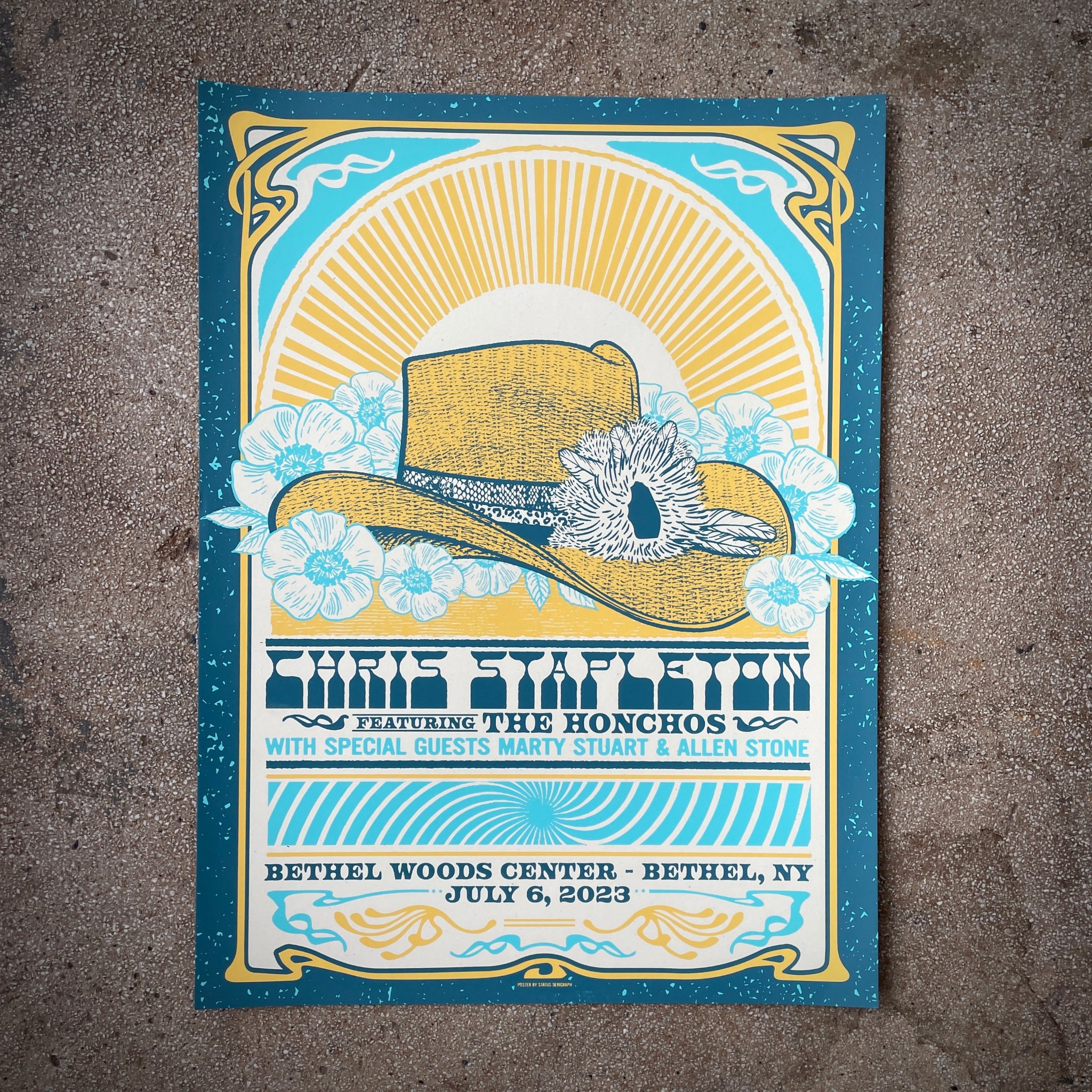 Chris Stapleton poster by Status Serigraph