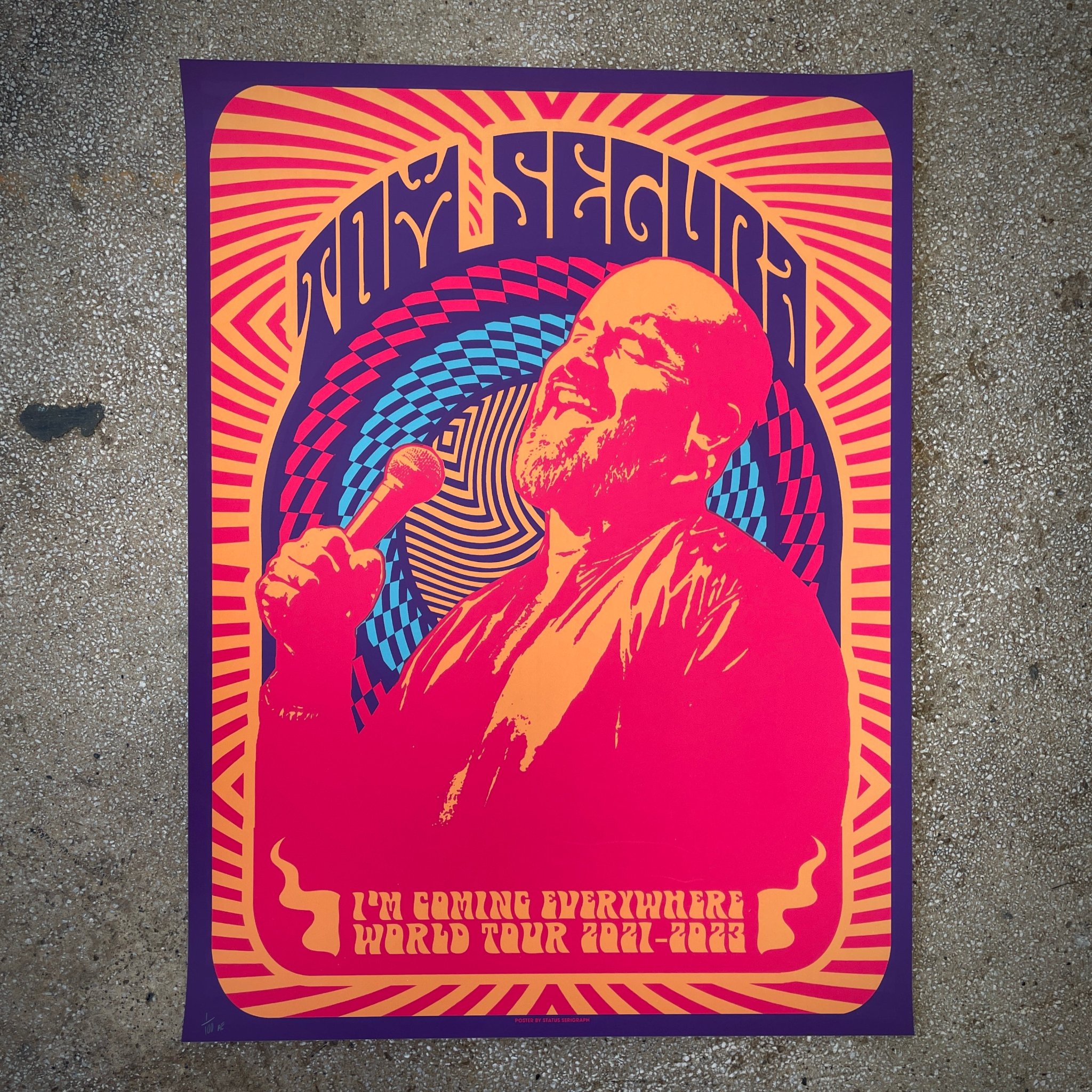 Tom Segura poster by Status Serigraph