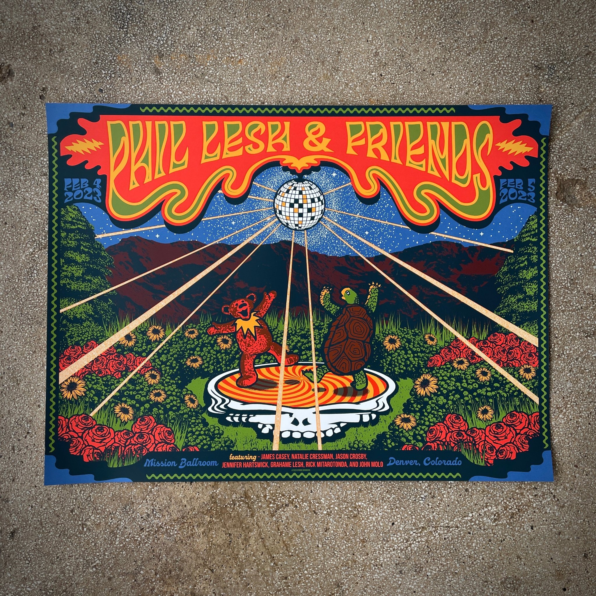Phil Lesh and Friends poster by Status Serigraph