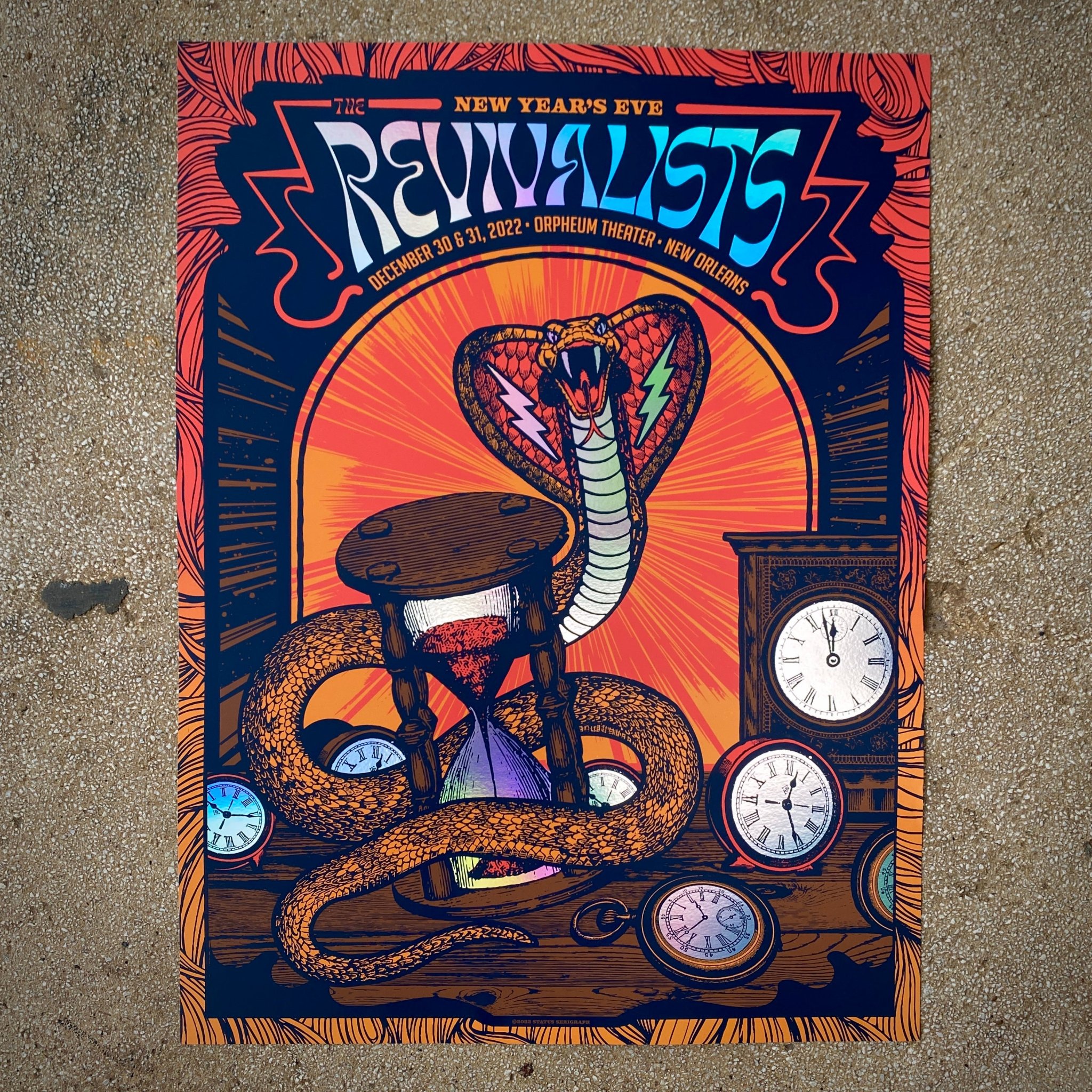 The Revivalists poster by Status Serigraph