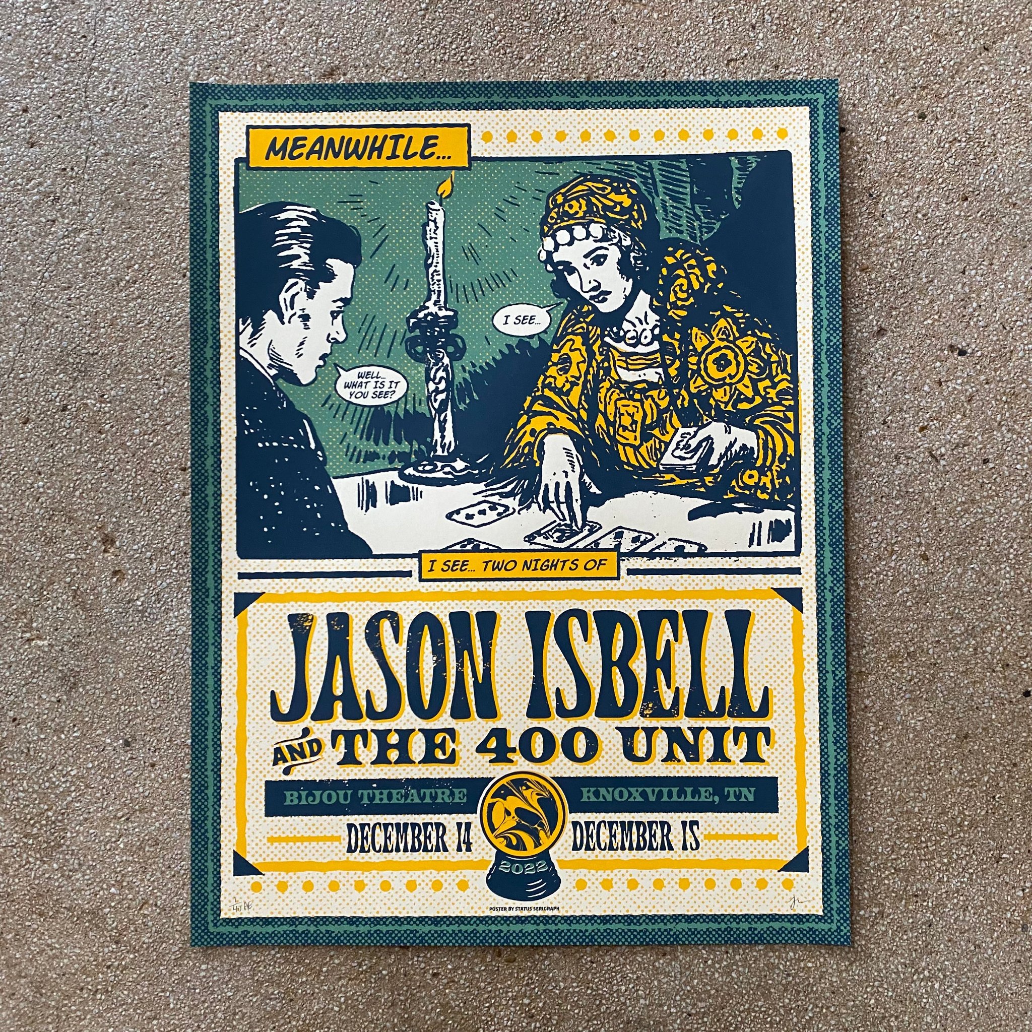 Jason Isbell poster by Status Serigraph
