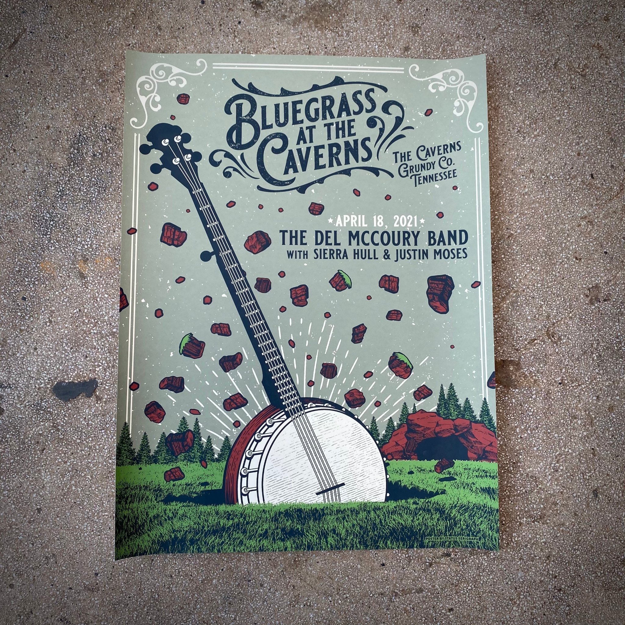 The Del McCoury Band poster by Status Serigraph
