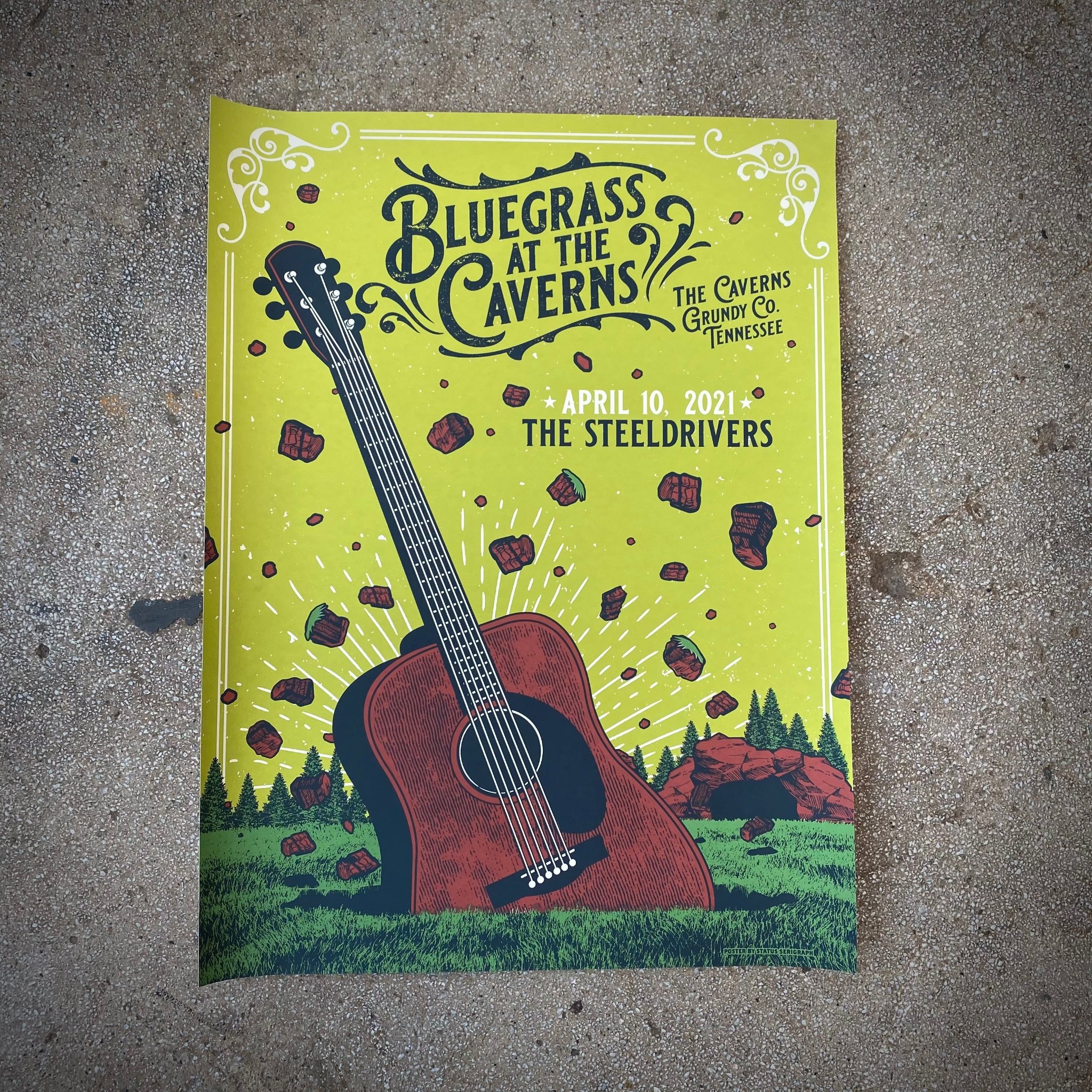 The SteelDrivers poster by Status Serigraph