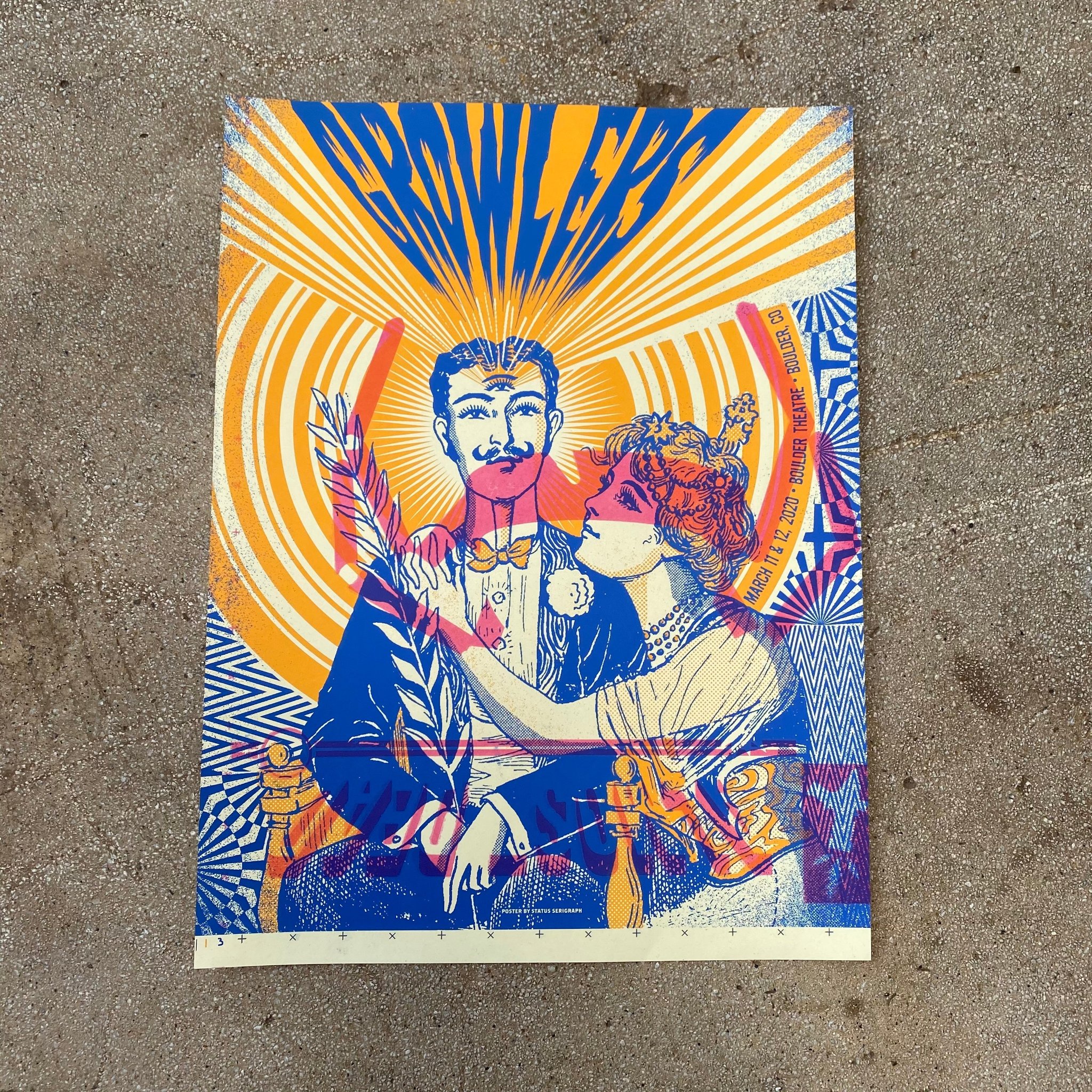 Dave Matthews Band poster by Status Serigraph