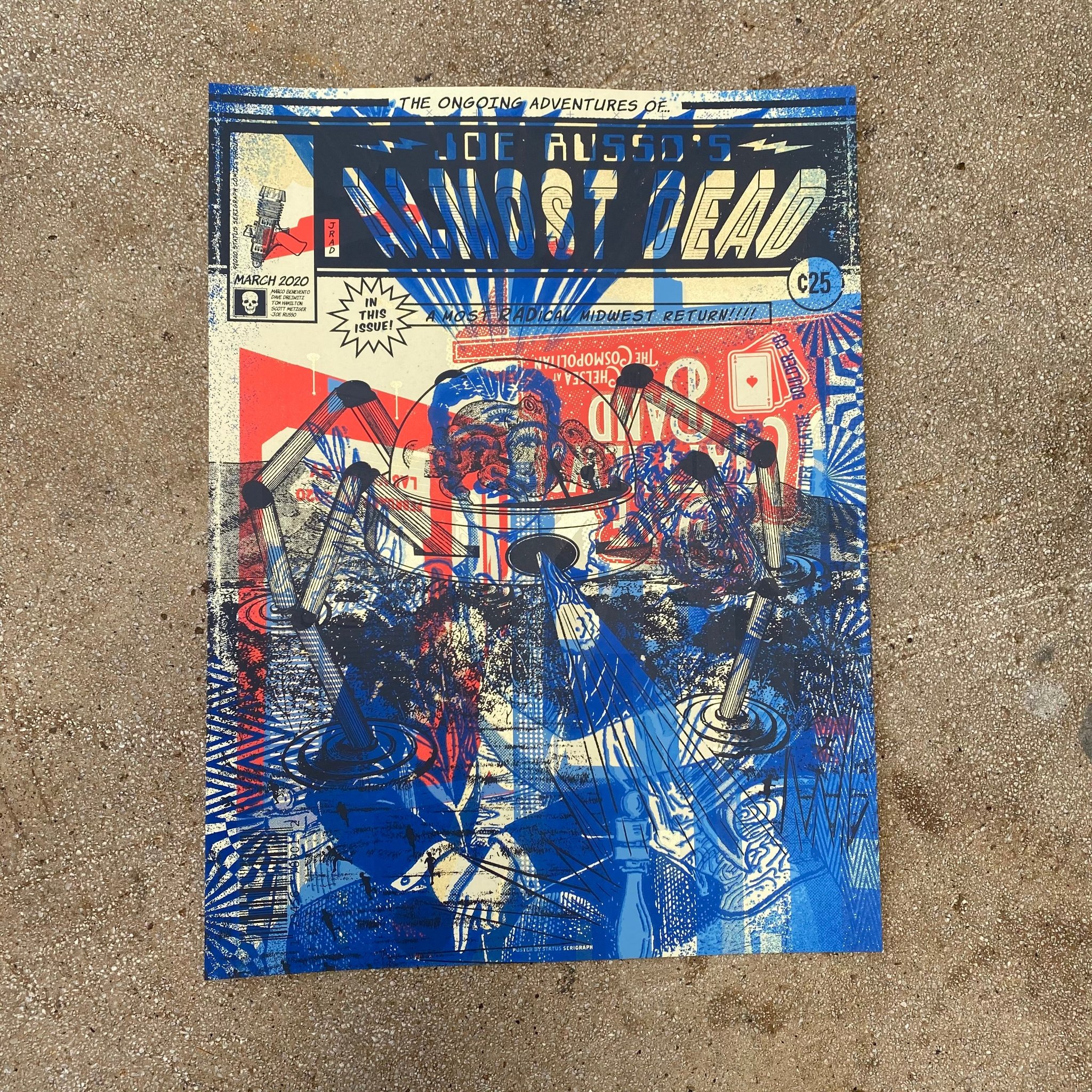 Dave Matthews Band poster by Status Serigraph