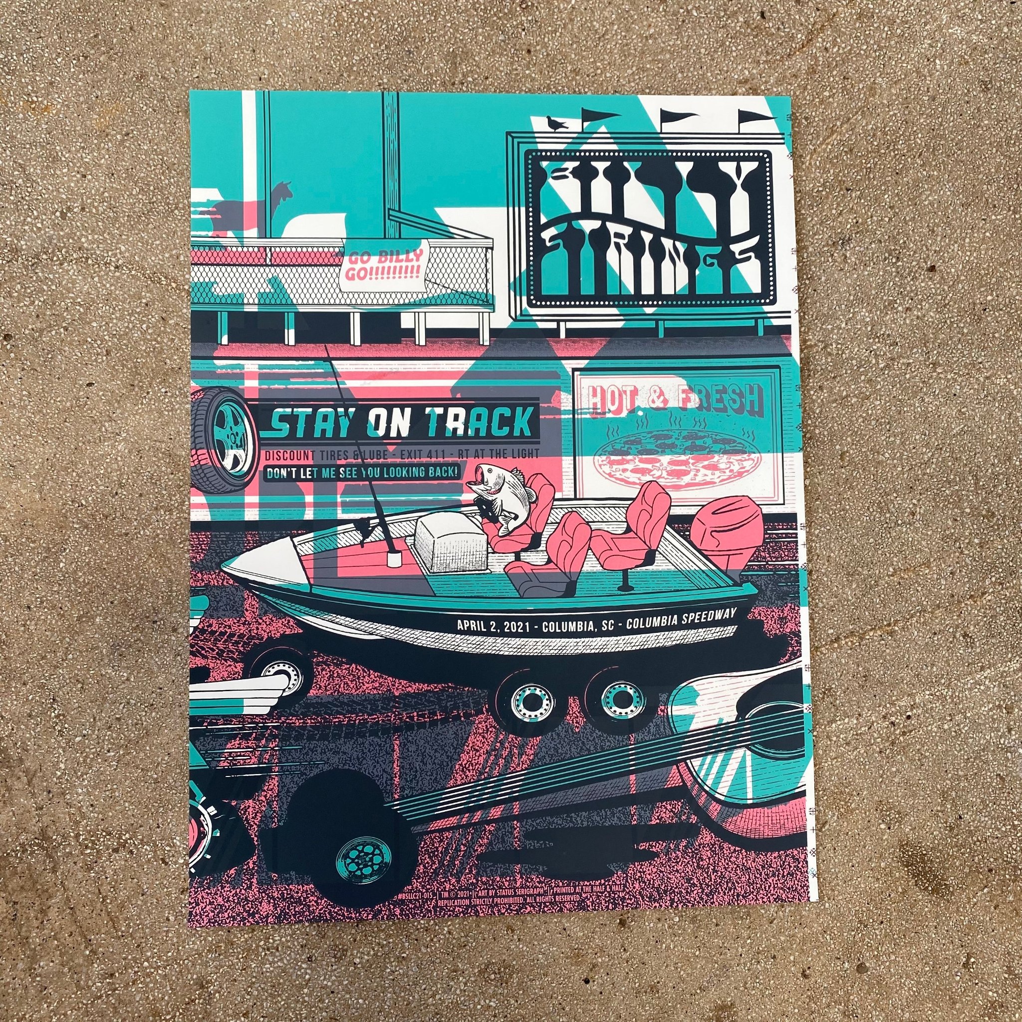 Billy Strings poster by Status Serigraph
