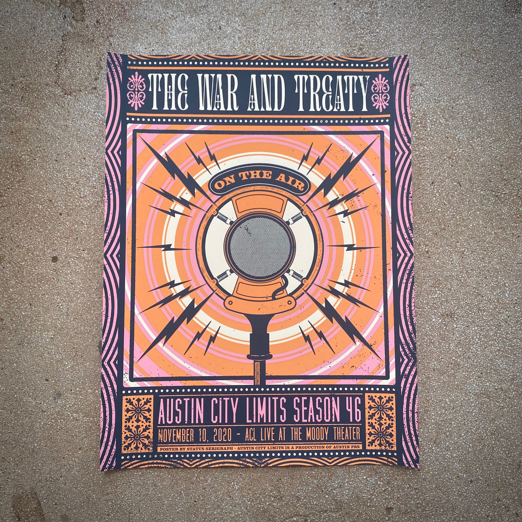 The War and Treaty poster by Status Serigraph