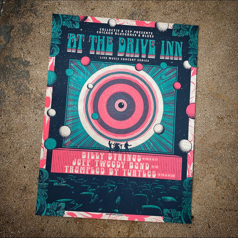 At The Drive Inn poster by Status Serigraph