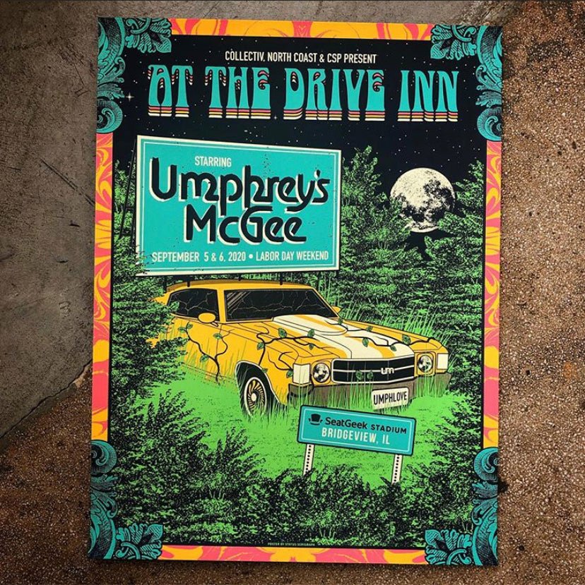 Umphrey's McGee poster by Status Serigraph