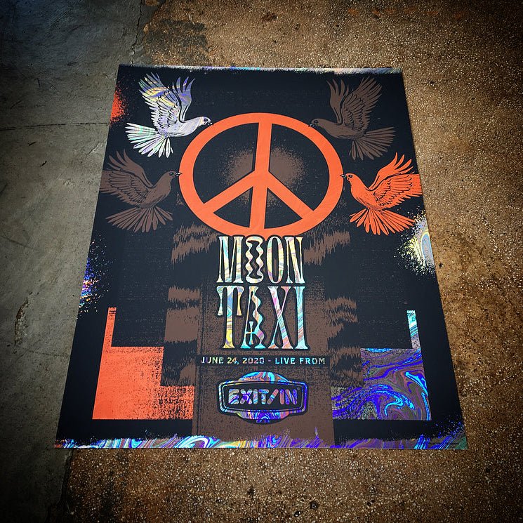 Moon Taxi poster by Status Serigraph