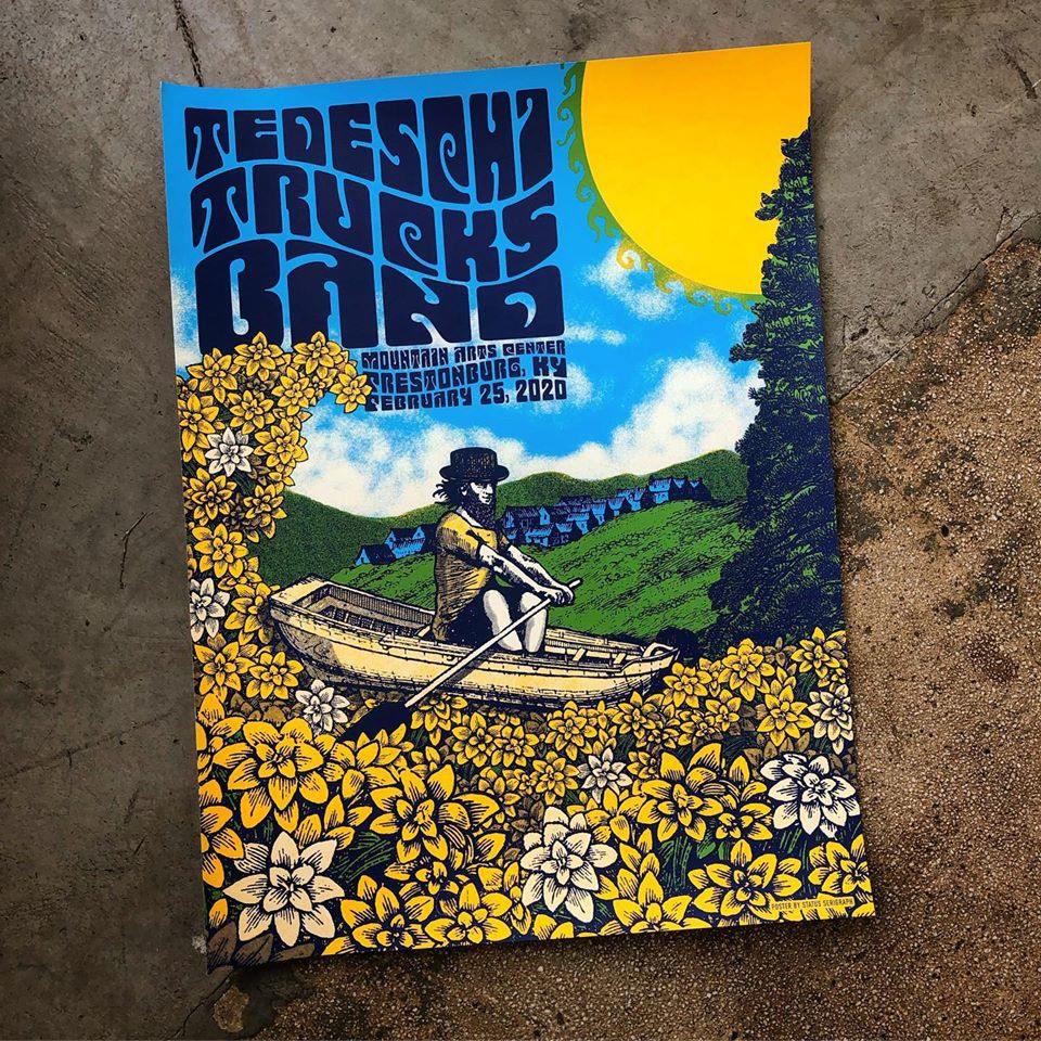 Tedeschi Trucks Band poster by Status Serigraph