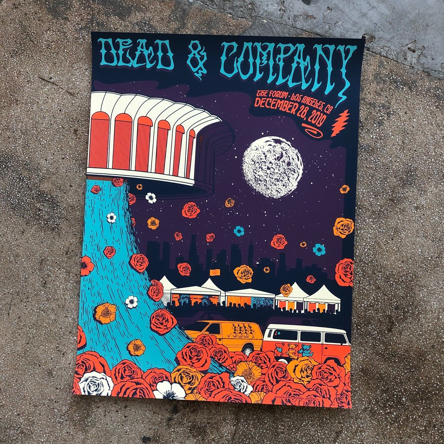 Dead & Company poster by Status Serigraph