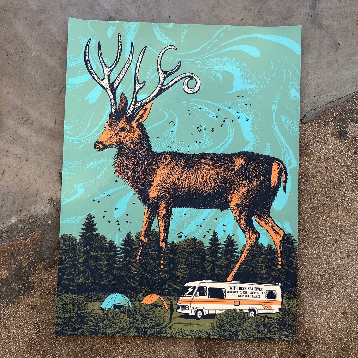 Wilco poster by Status Serigraph