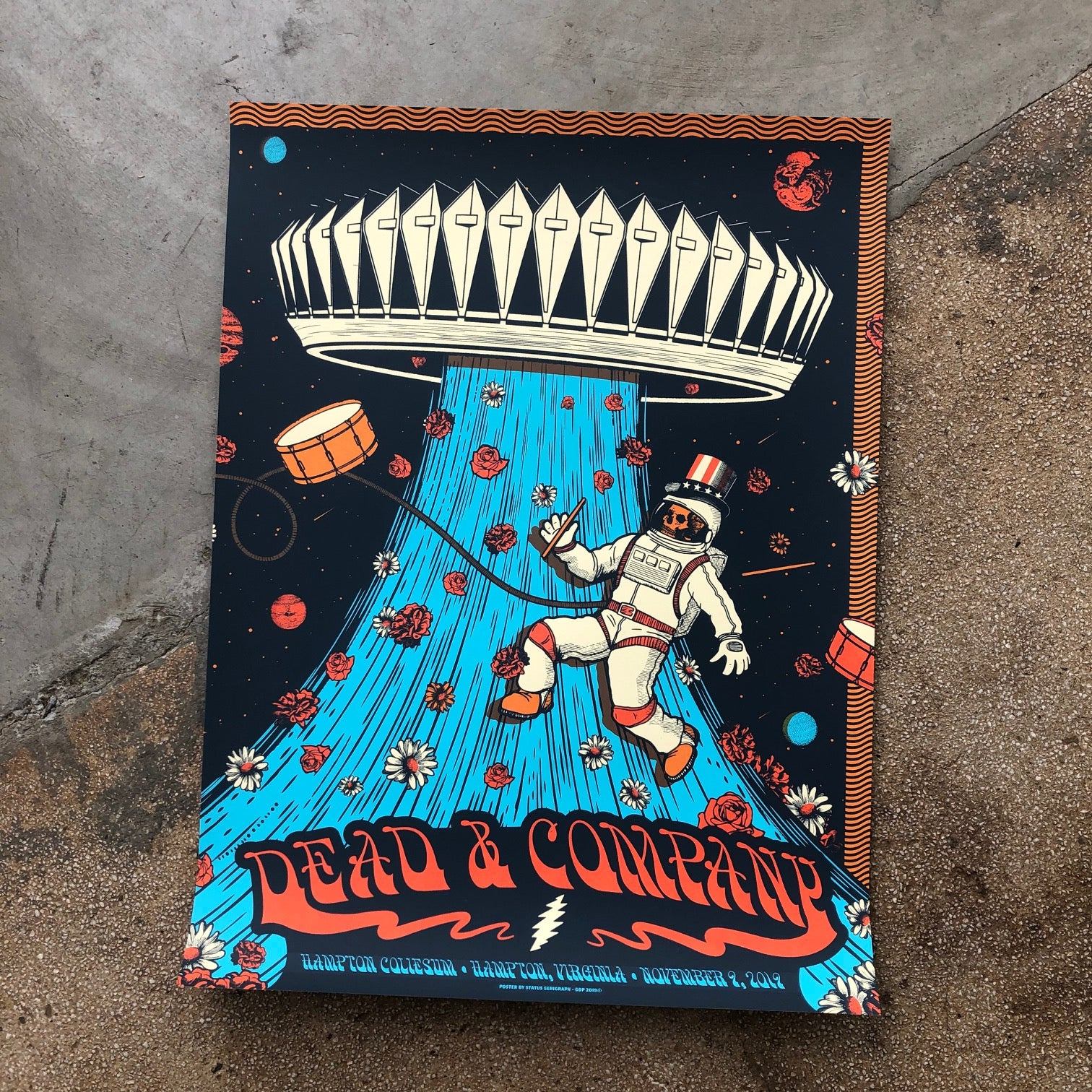 Dead & Company poster by Status Serigraph
