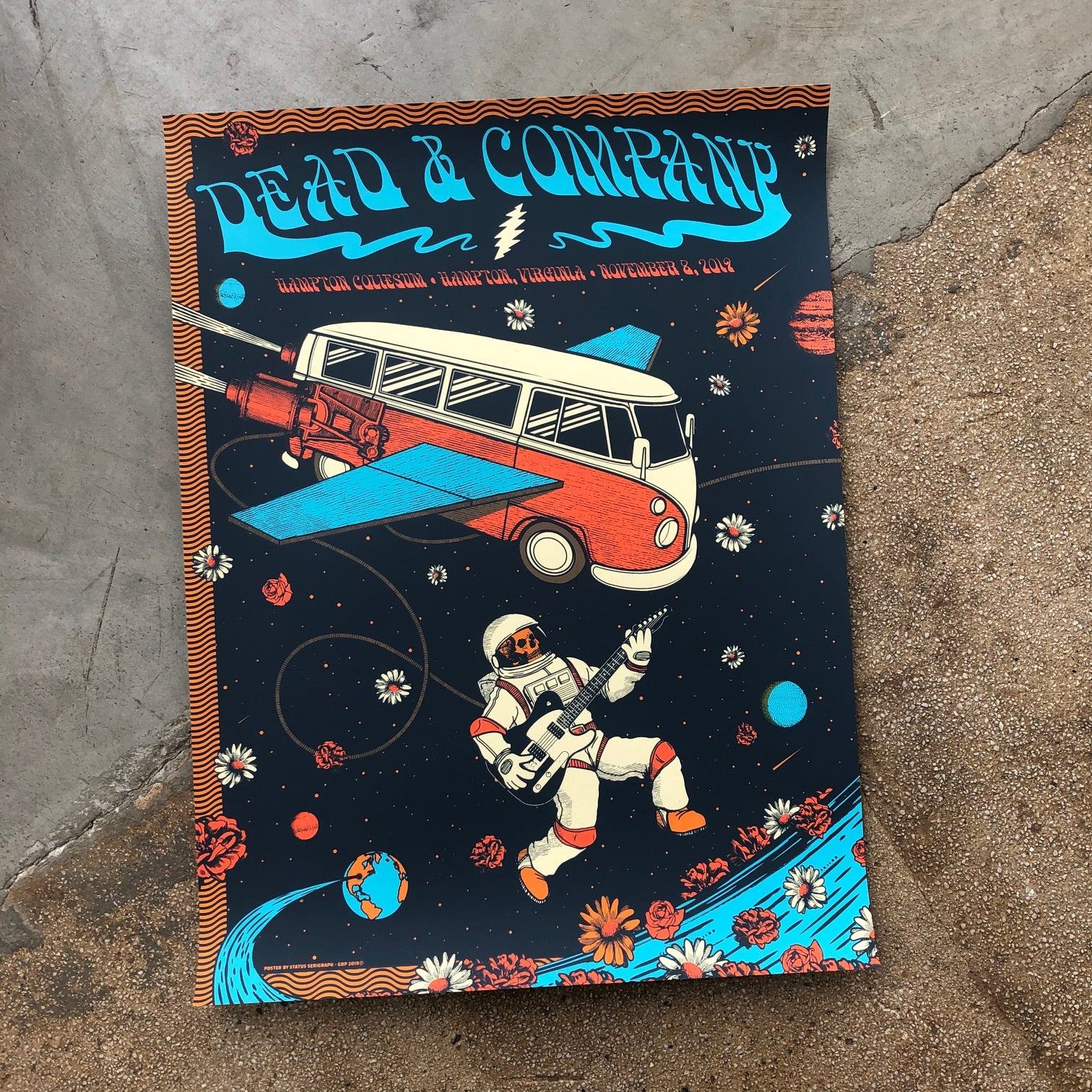 Dead & Company poster by Status Serigraph