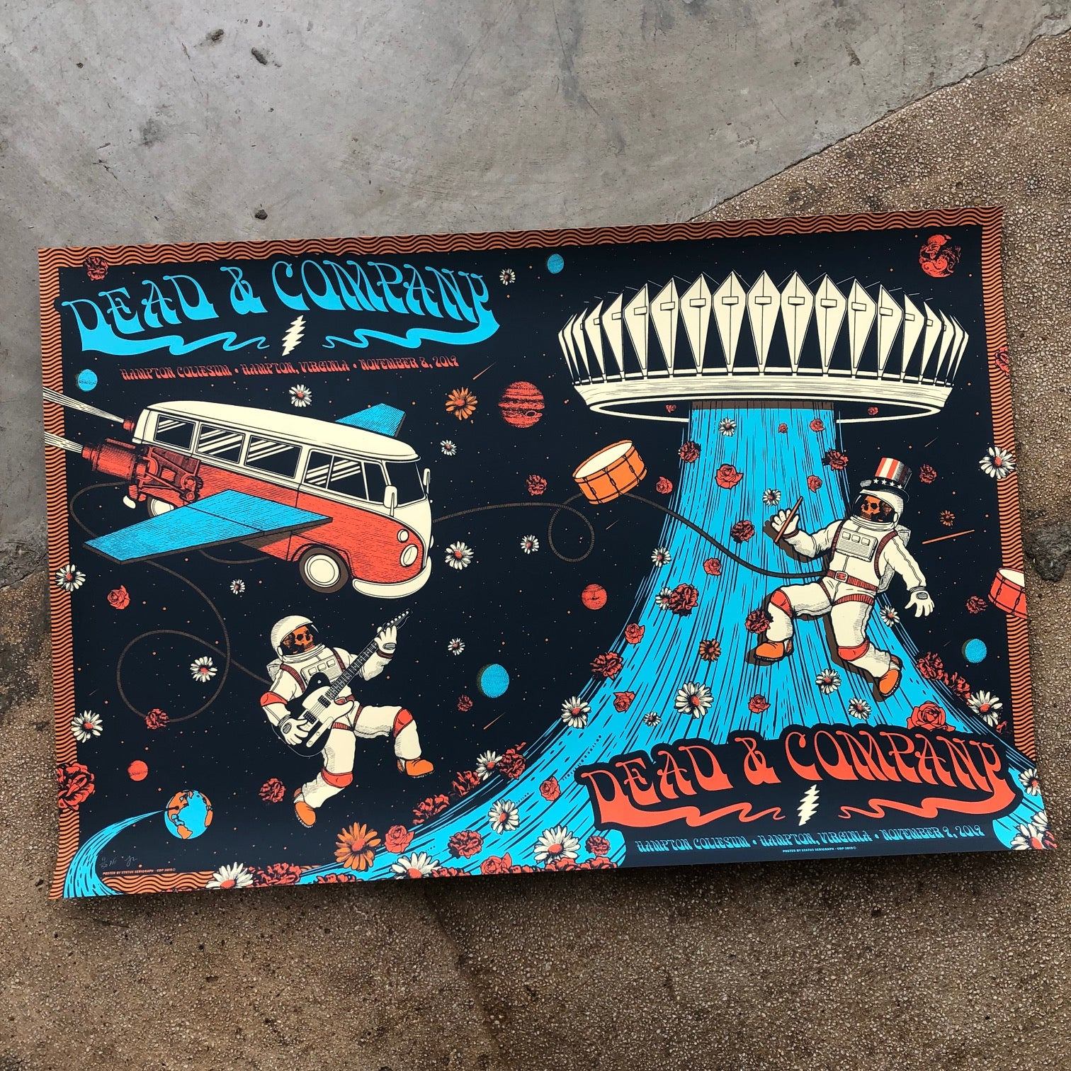 Dead & Company poster by Status Serigraph