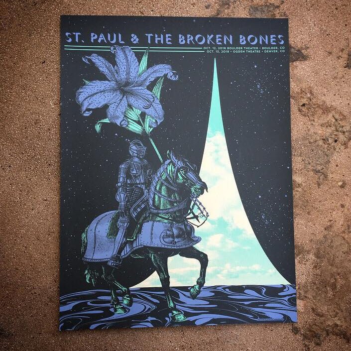 ST. PAUL AND THE BROKEN BONES poster by Status Serigraph