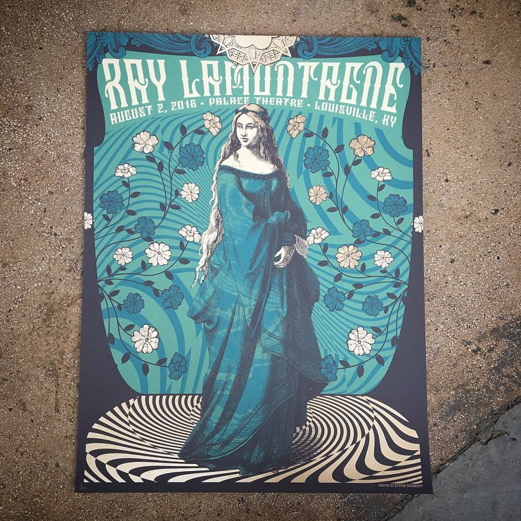 Ray Lamontagne poster by Status Serigraph