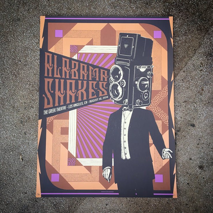 Alabama Shakes poster by Status Serigraph