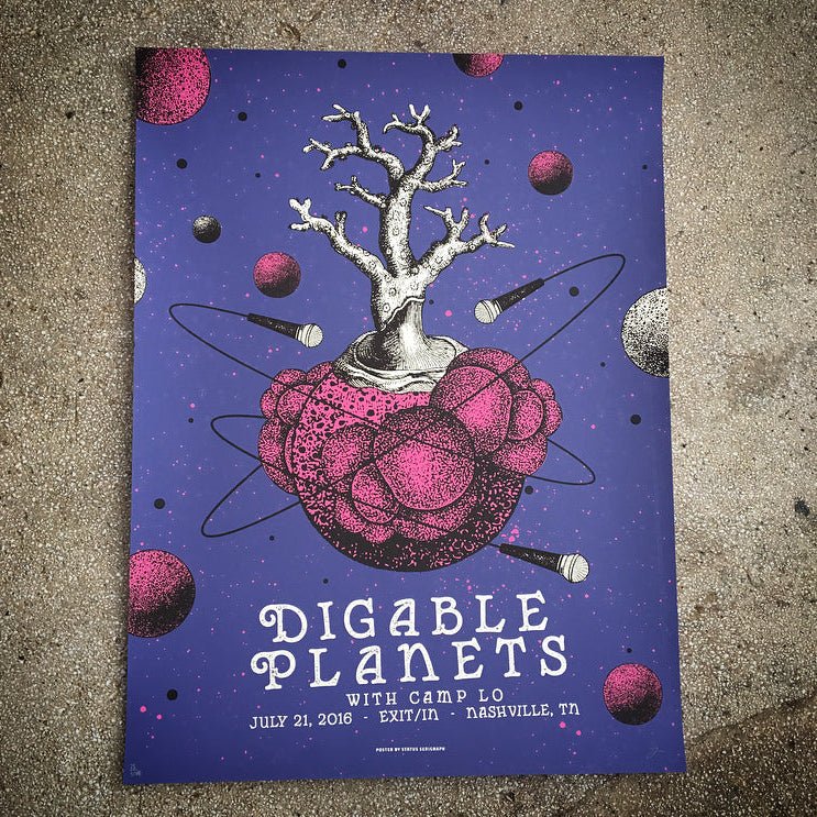 Digable Planets poster by Status Serigraph