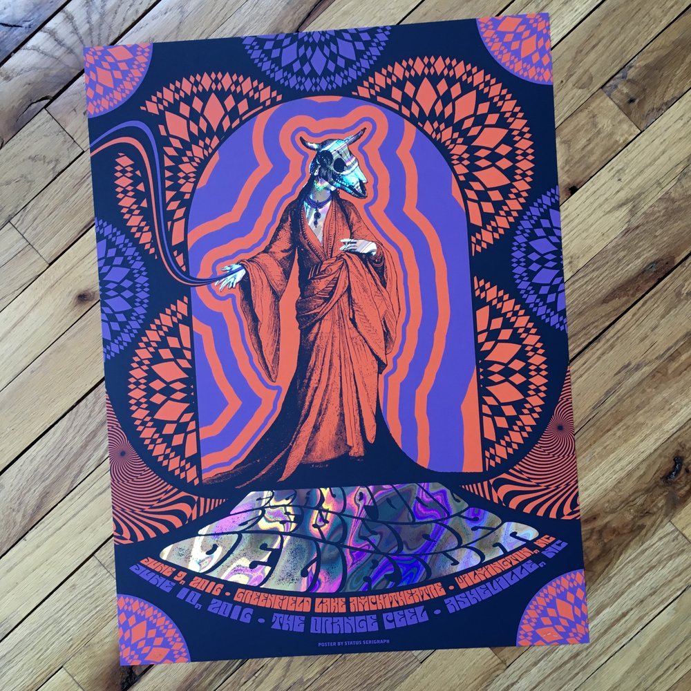 Claypool Lennon Delirium poster by Status Serigraph