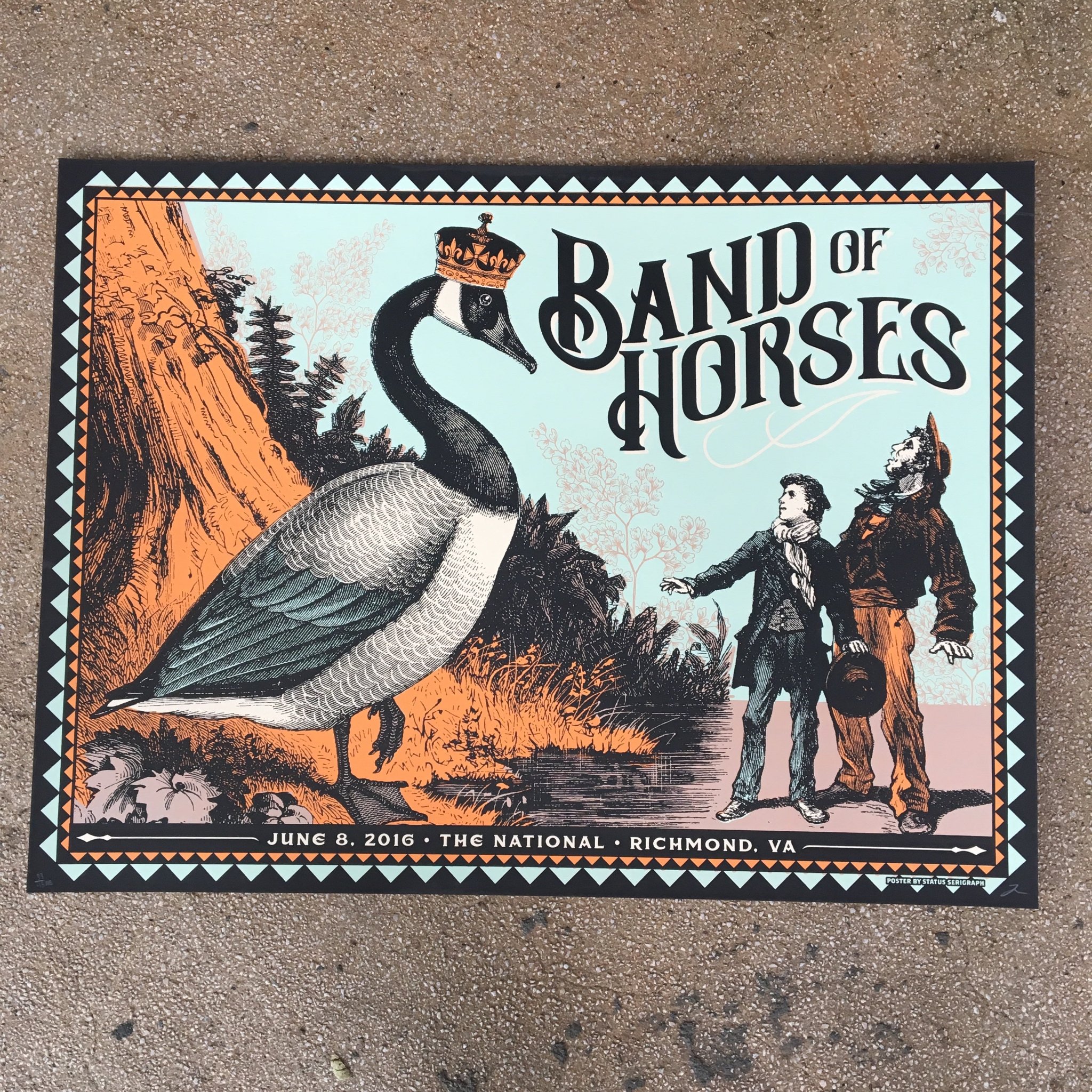 Band of Horses poster by Status Serigraph