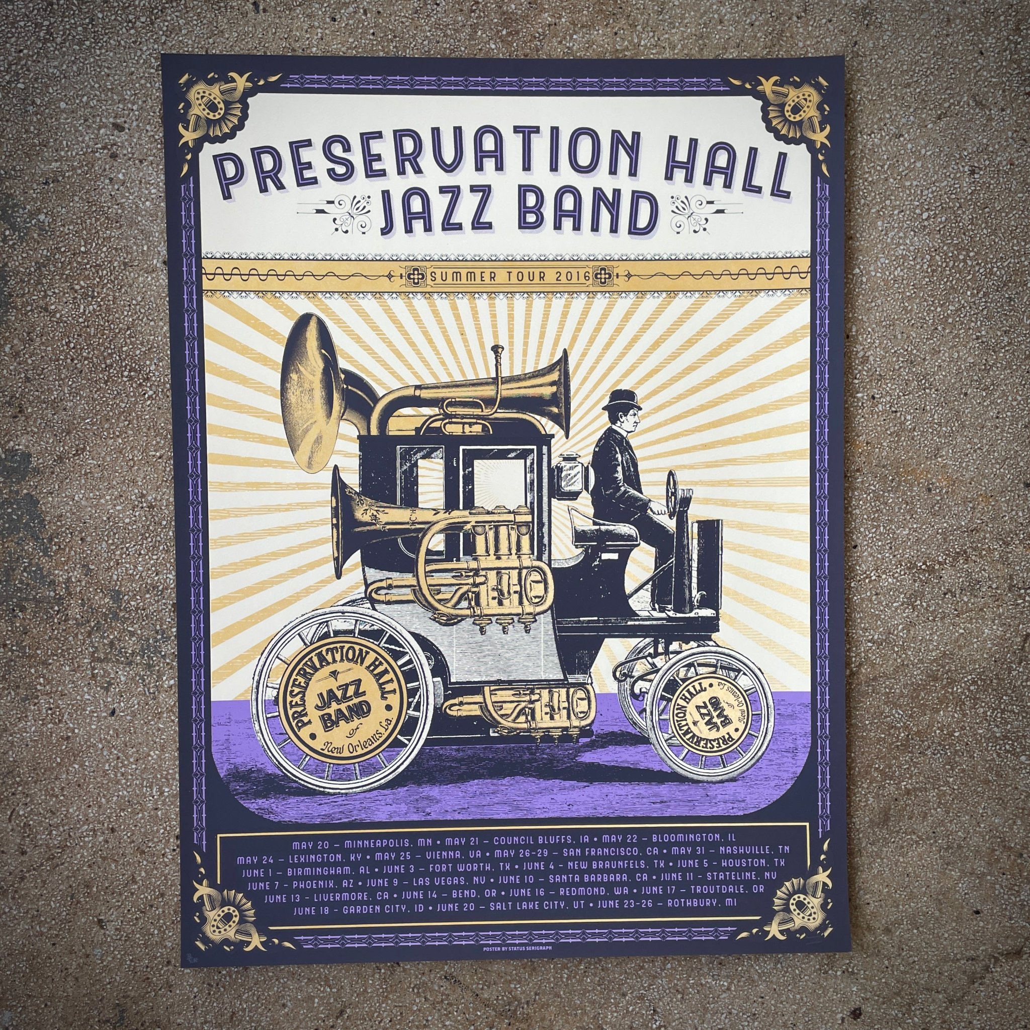 Preservation Hall Jazz Band poster by Status Serigraph