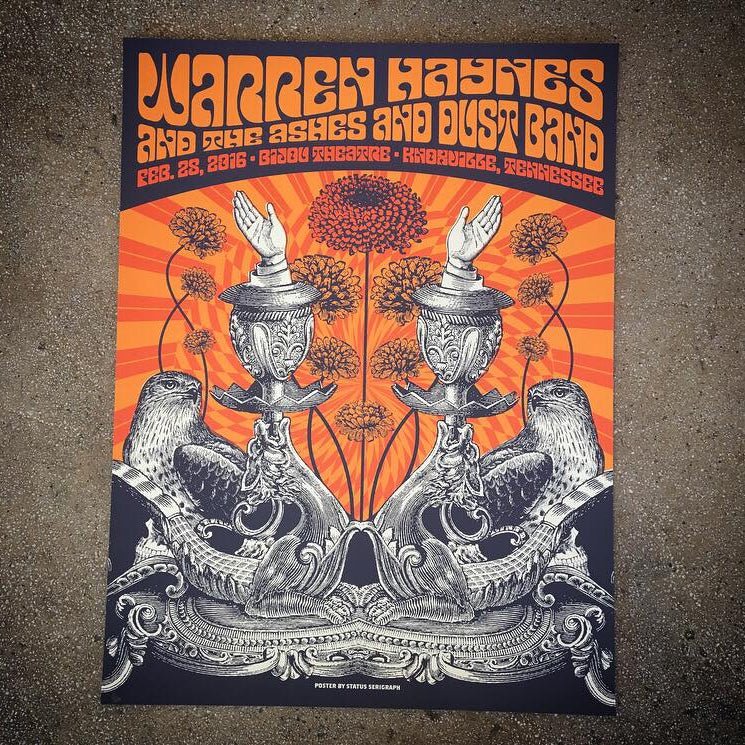 Warren Haynes poster by Status Serigraph