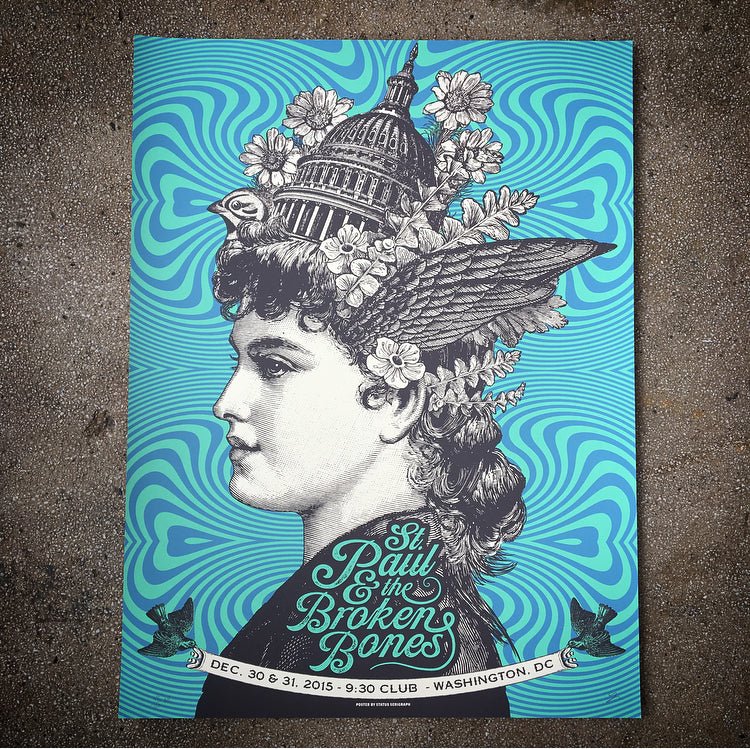 ST. PAUL AND THE BROKEN BONES poster by Status Serigraph