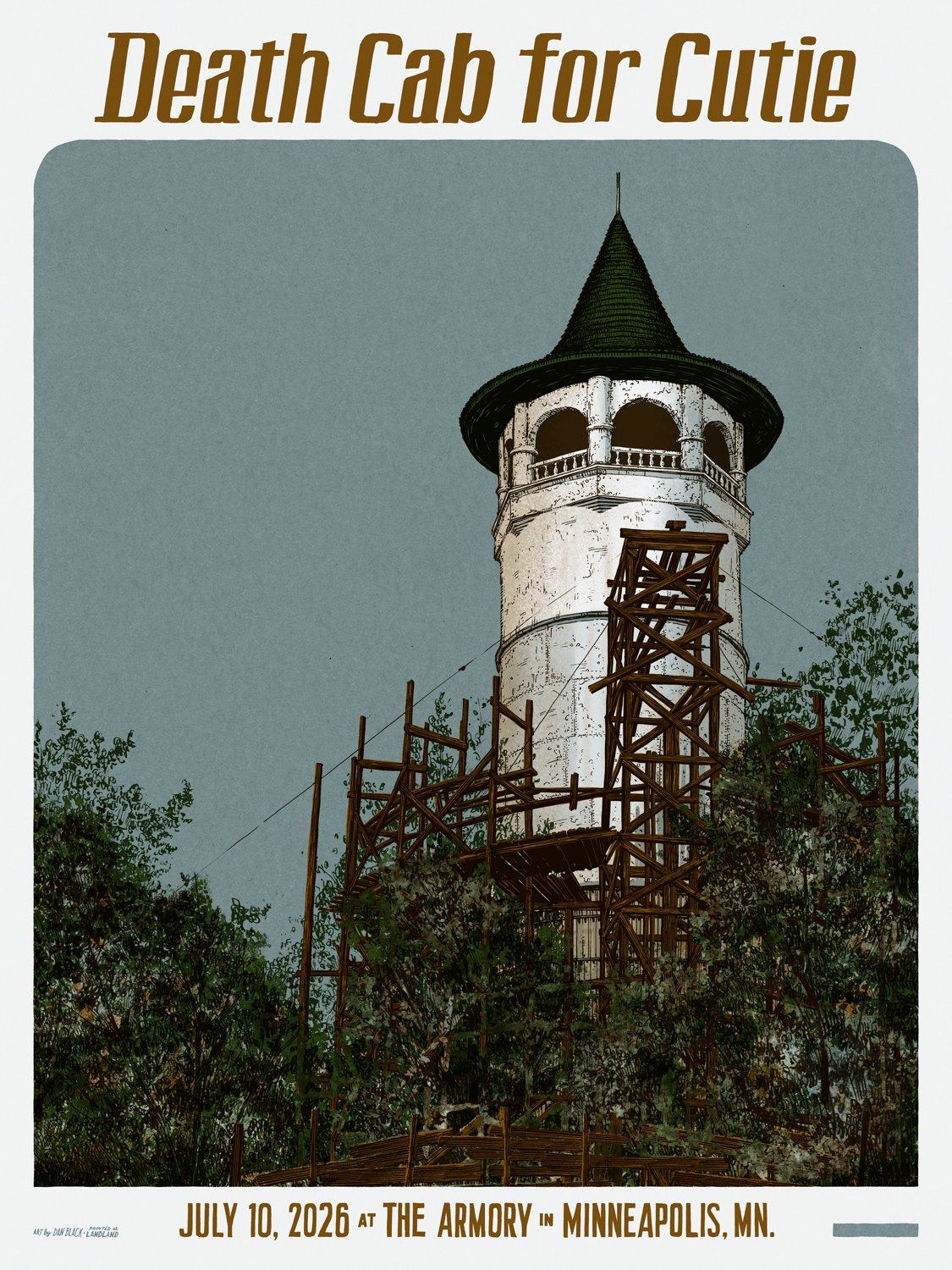 Death Cab For Cutie poster by Landland