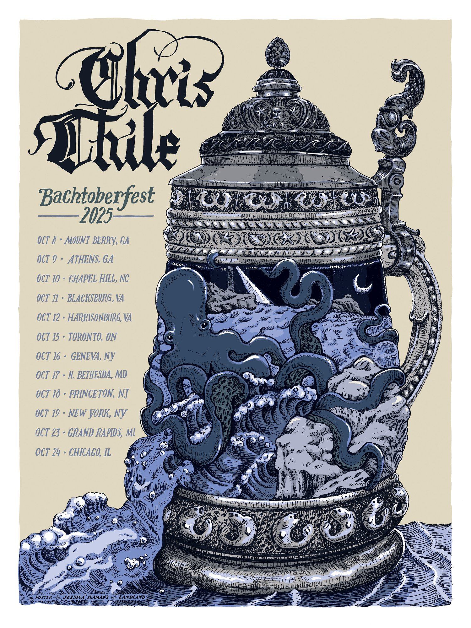 Chris Thile poster by Landland