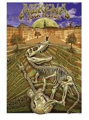 Azkena Rockfest poster by Emek