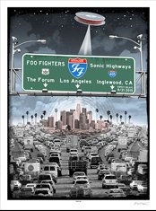 Foo Fighters poster by Emek