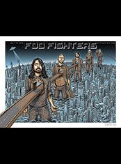 Foo Fighters poster by Emek