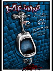 The Melvins poster by Emek