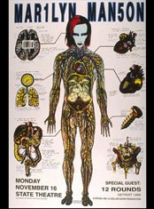 Marilyn Manson poster by Emek