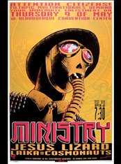 Ministry with Jesus Lizard poster by Emek