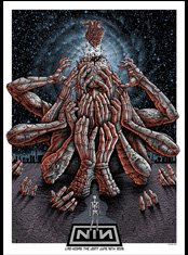 Nine Inch Nails Titled Depression poster by Emek