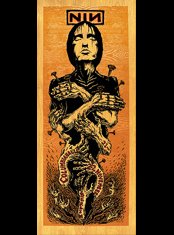 Nine Inch Nails, St. Trent poster by Emek