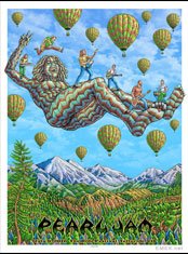 Pearl Jam poster by Emek