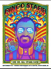 Ringo Starr poster by Emek