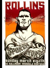 Henry Rollins poster by Emek