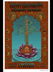 Ravi Shankar poster by Emek