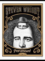 Steven Wright poster by Emek