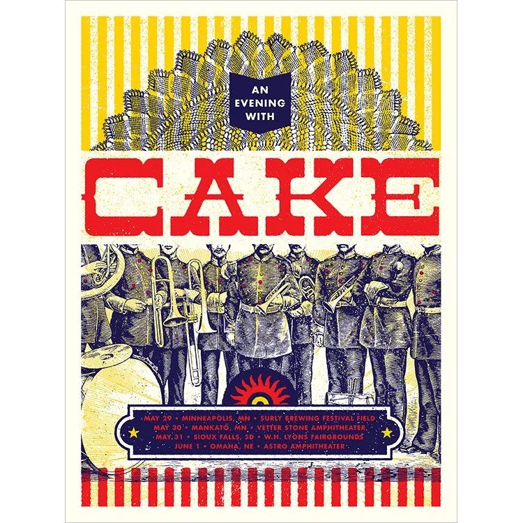 Cake poster by Aesthetic Apparatus