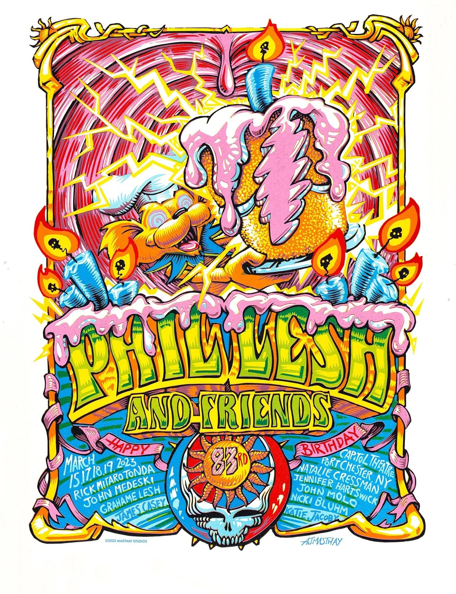 Phil Lesh poster by AJ Masthay