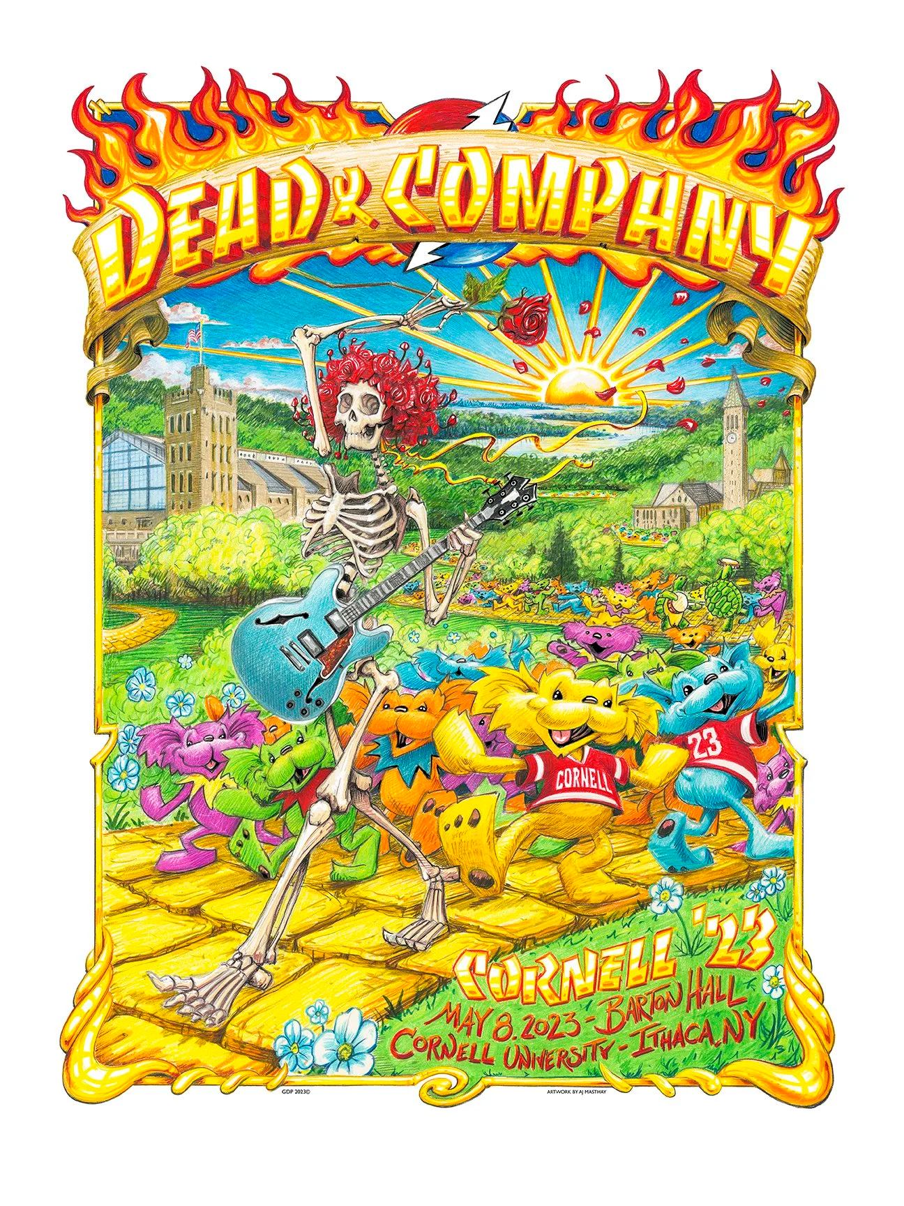 Dead & Company poster by AJ Masthay